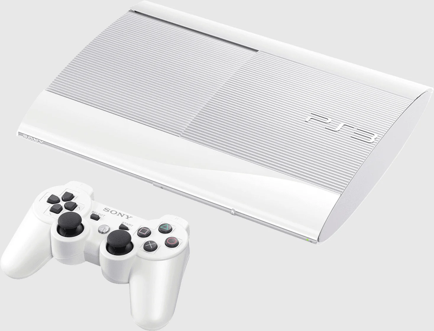 PlayStation 3 Super Slim 500GB Console - White 4001C