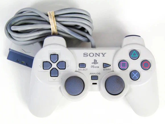 Playstation Dualshock Controller - White (PSone) - Image 2