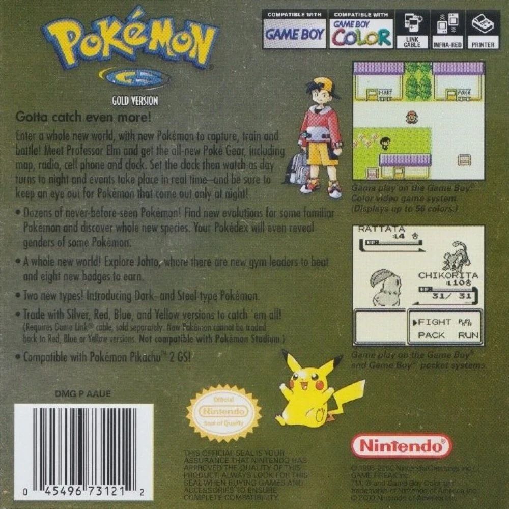 Pokemon Gold Version - Image 2