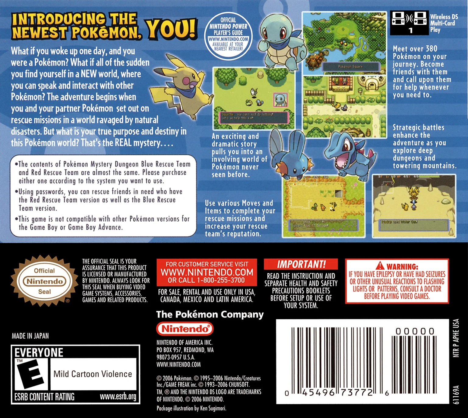 Pokemon Mystery Dungeon: Blue Rescue Team - Nintendo DS - Image 2