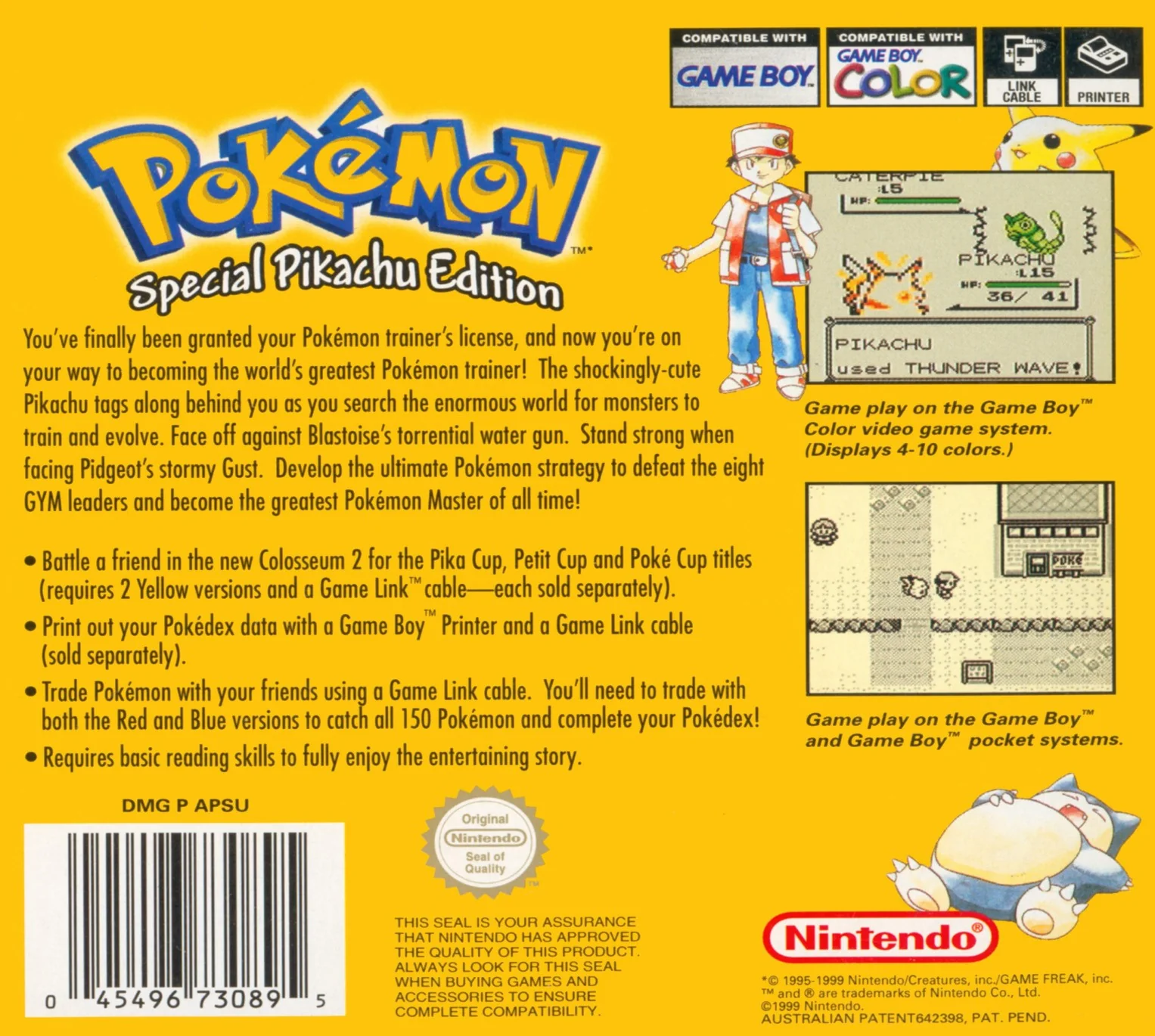 Pokemon Yellow Version for Game Boy - Image 2