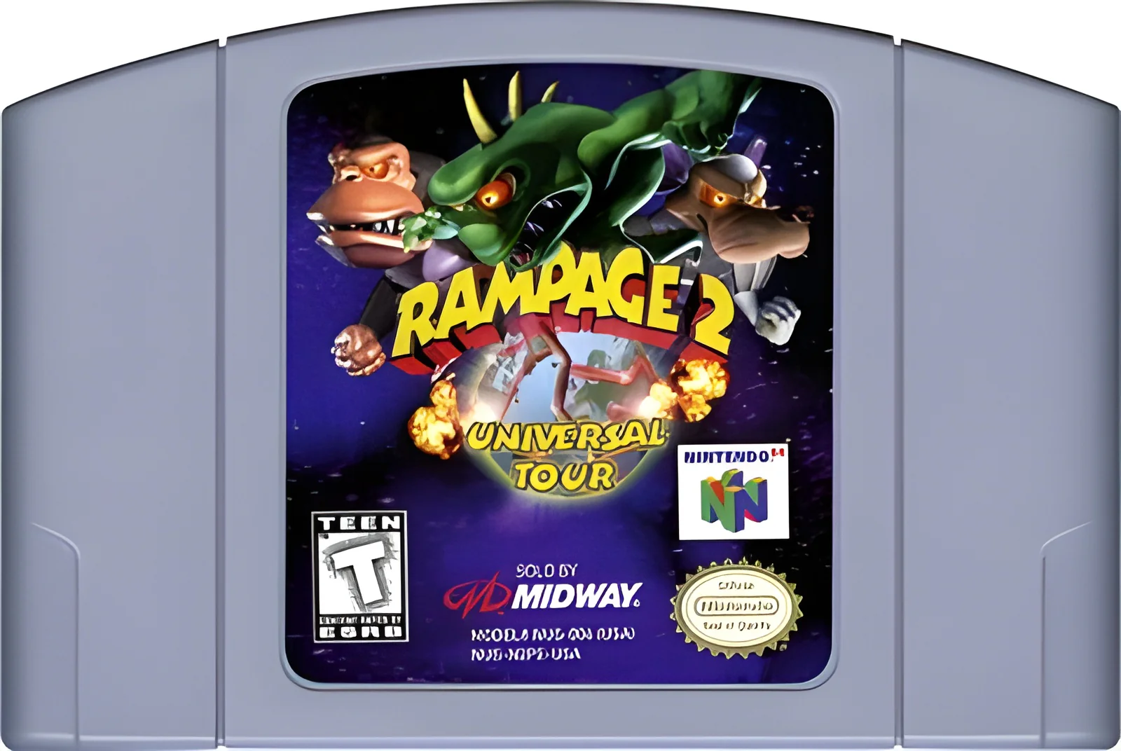 Rampage 2 Universal Tour - Nintendo 64 - Image 3
