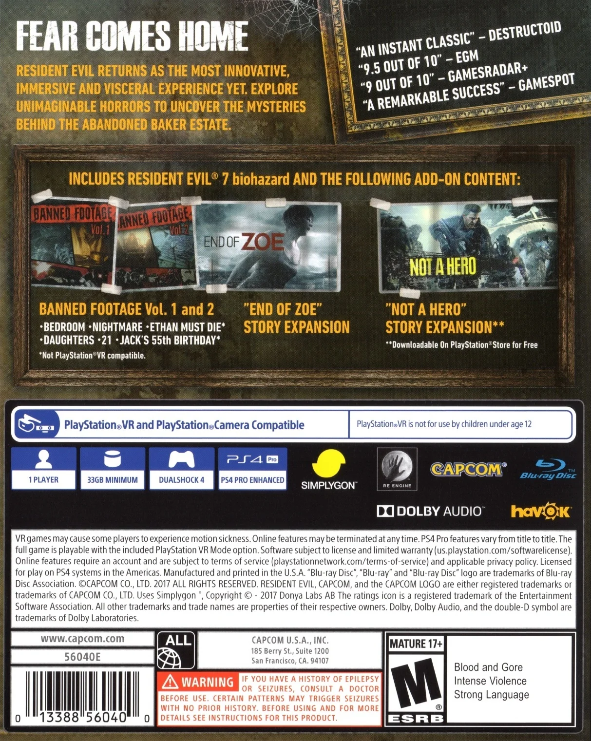 Resident Evil 7 Biohazard [Gold Edition] - Image 2