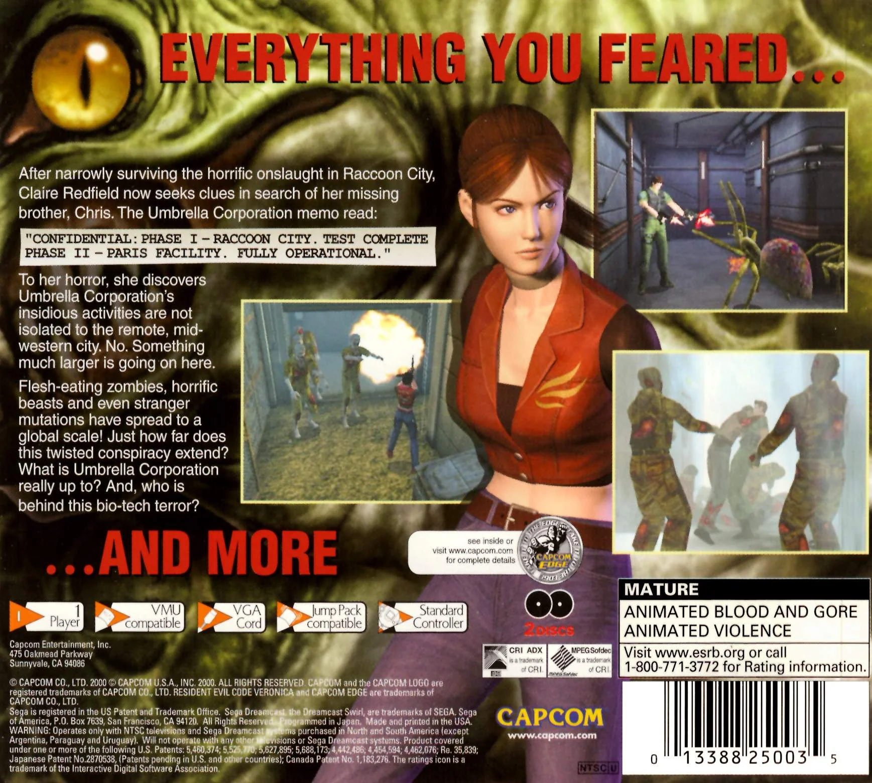 Resident Evil Code Veronica [2 Discs] - Image 2