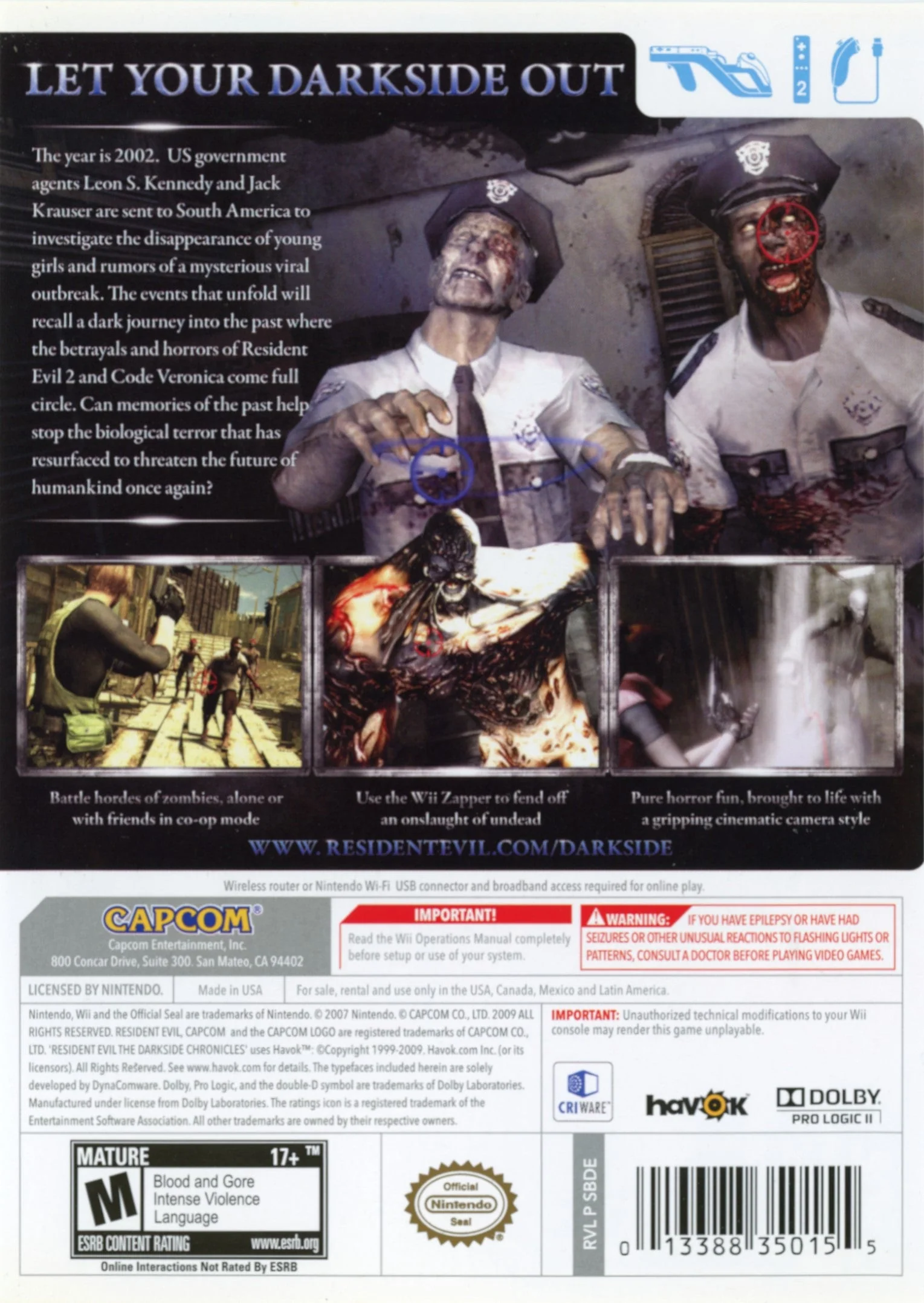 Resident Evil: The Darkside Chronicles - Image 2