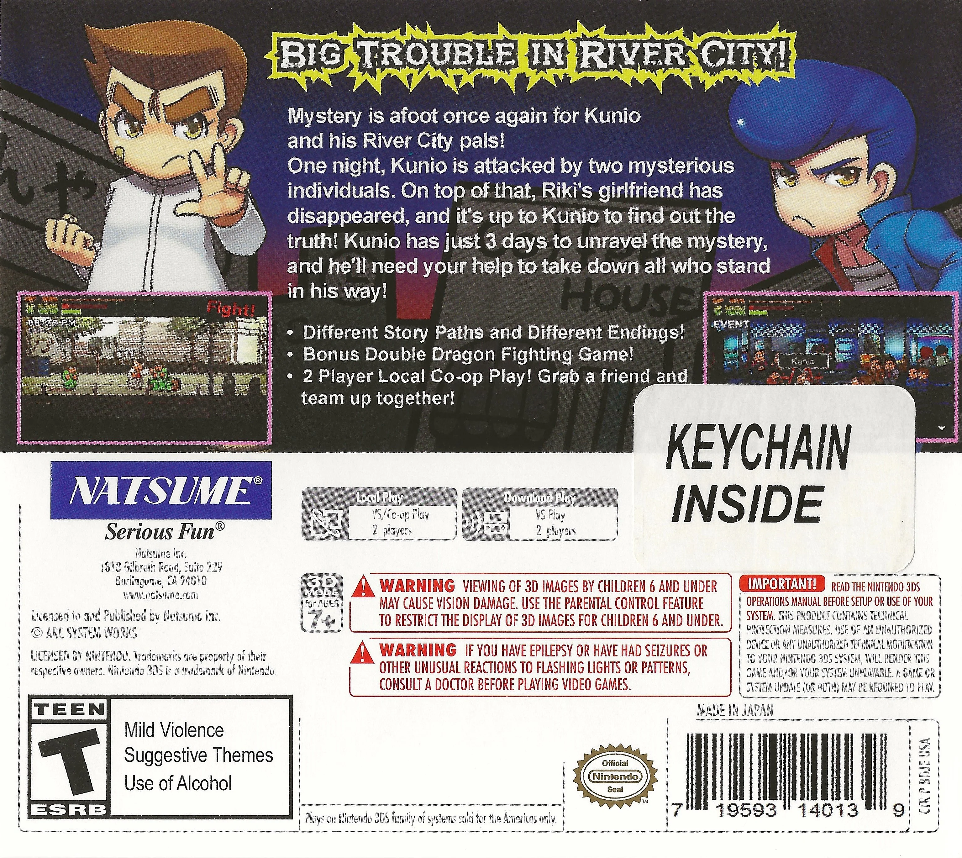 River City: Rival Showdown (Limited Riki Keychain Edition) - Image 2