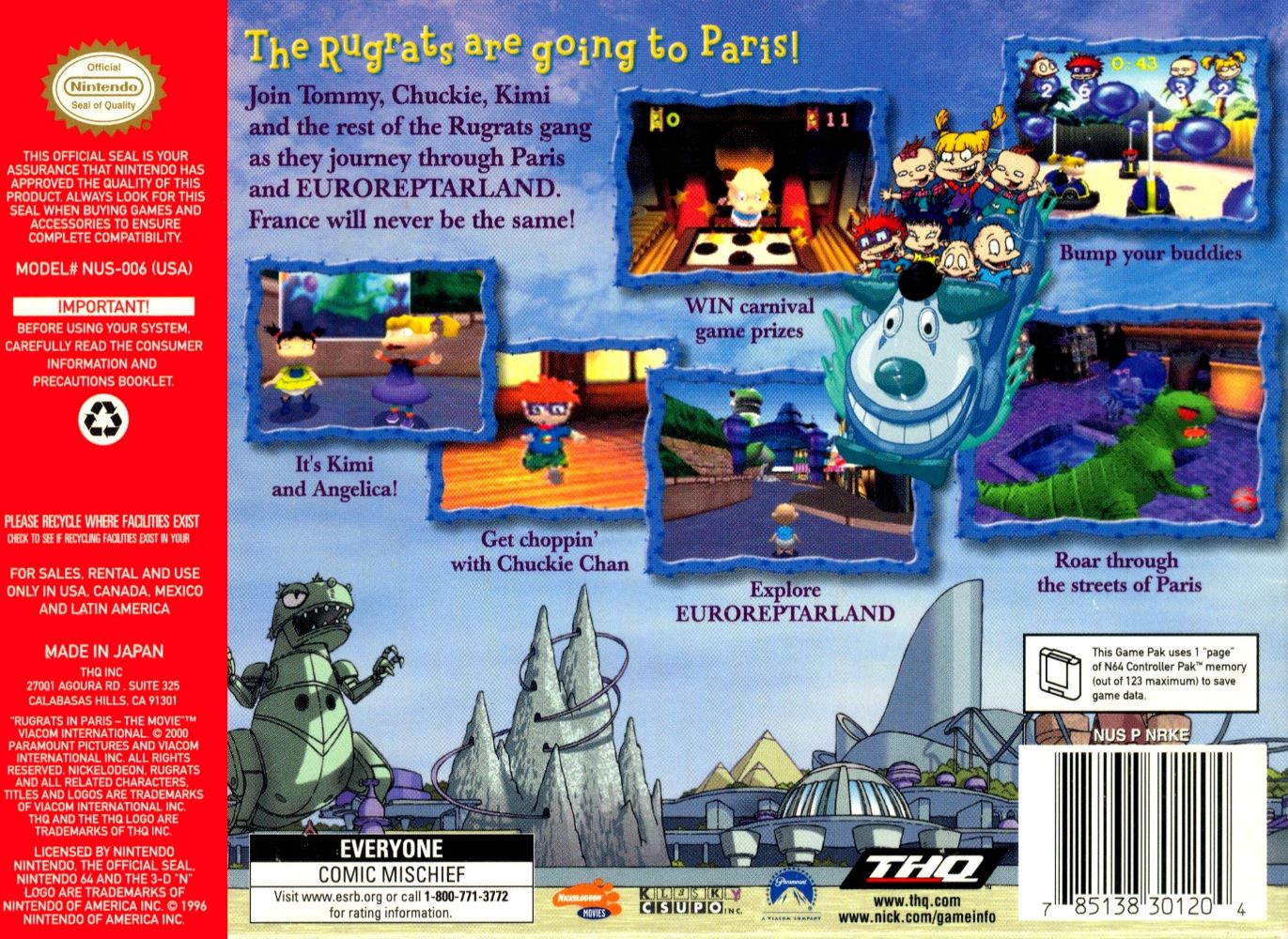 Rugrats in Paris - Nintendo 64 - Image 2