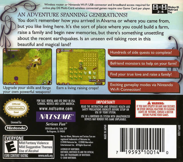 Rune Factory 2 A Fantasy Harvest Moon - Image 2