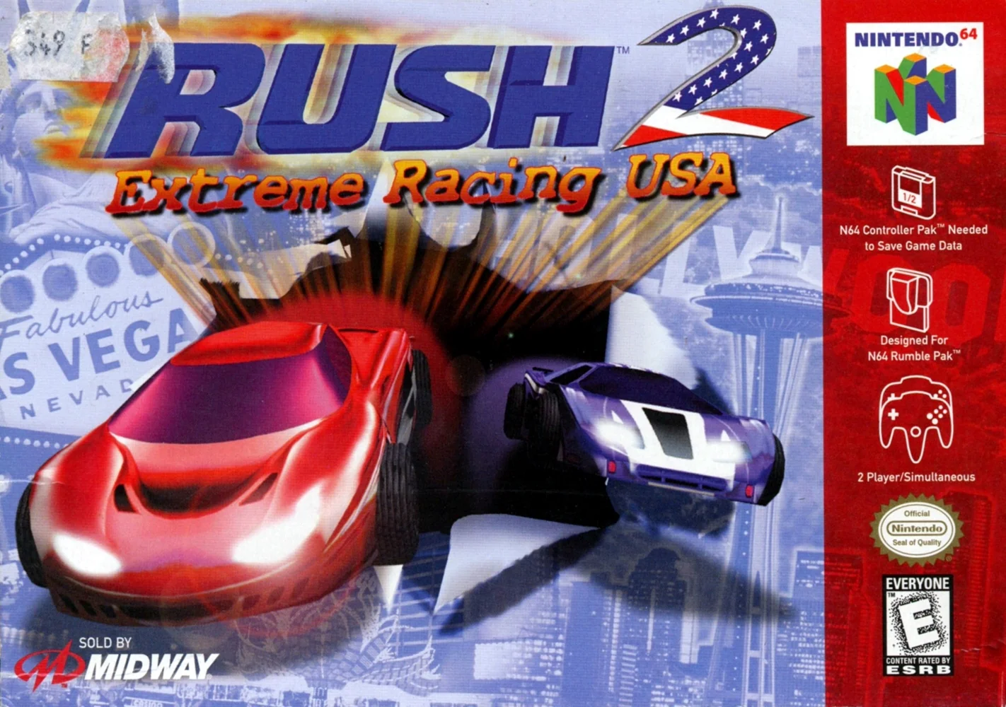 Rush 2 Extreme Racing USA - Nintendo 64