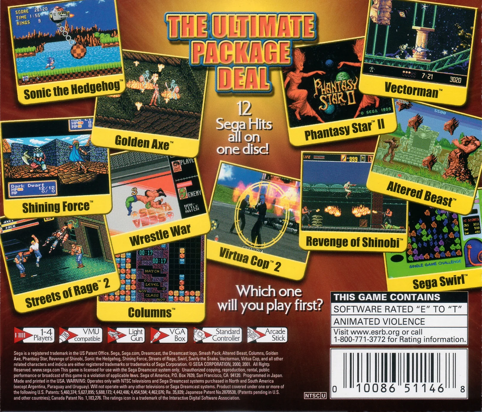 Sega Smash Pack Volume 1 - Image 2