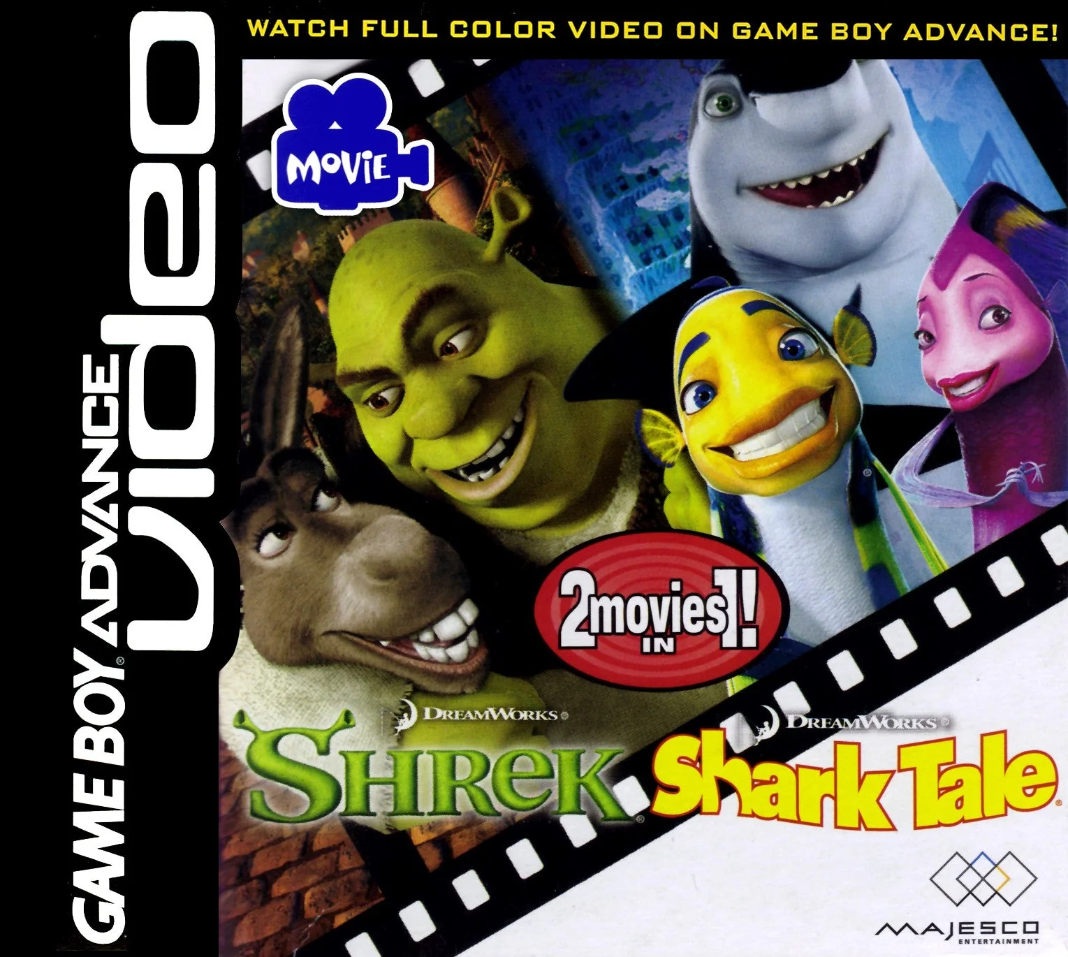 Game Boy Advance Video Shrek And Shark Tale