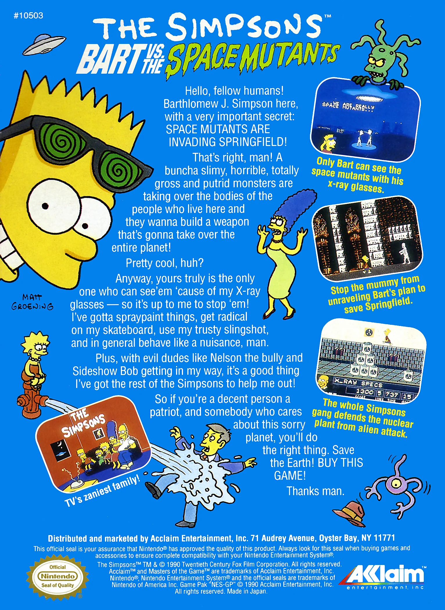 The Simpsons Bart vs the Space Mutants - Image 2