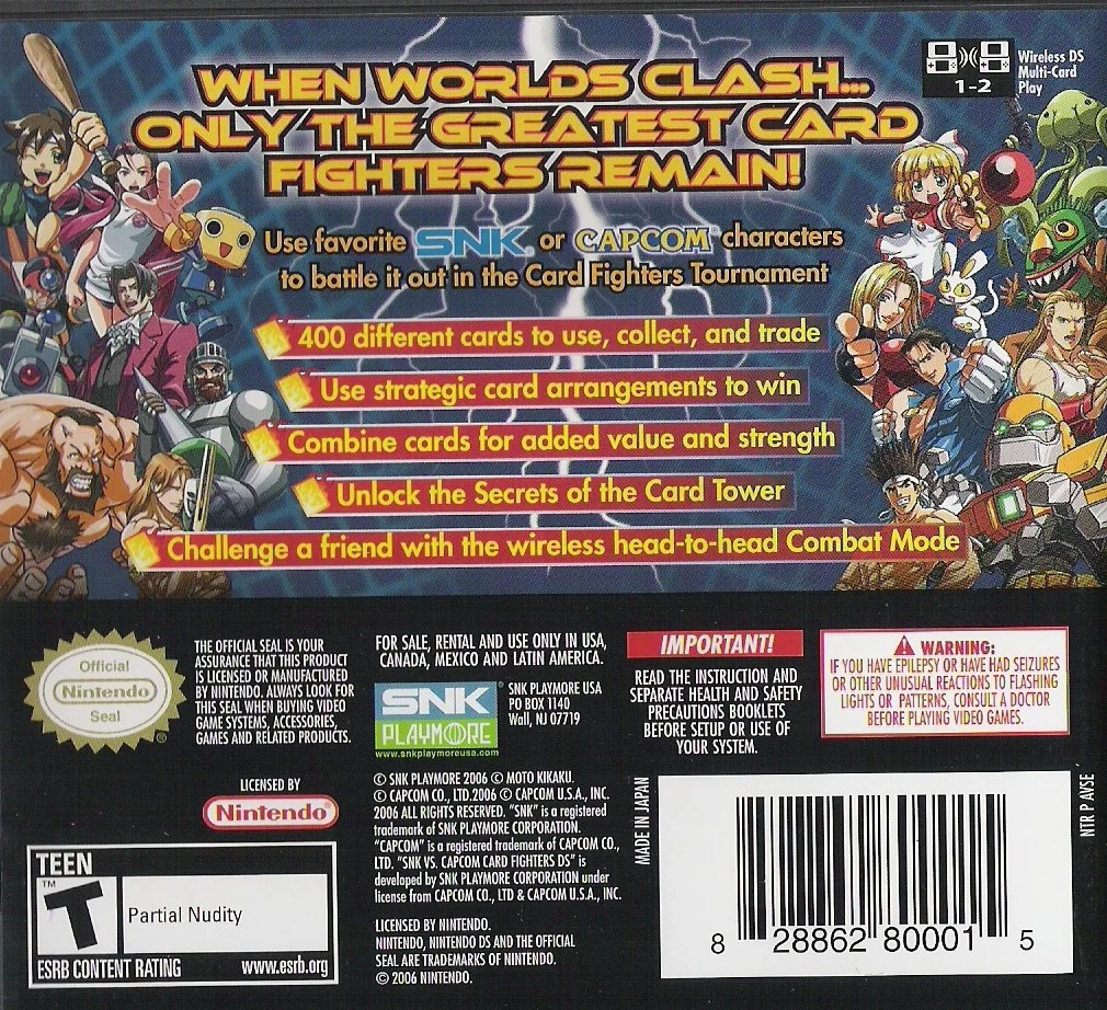 SNK Vs Capcom Card Fighters - Image 2