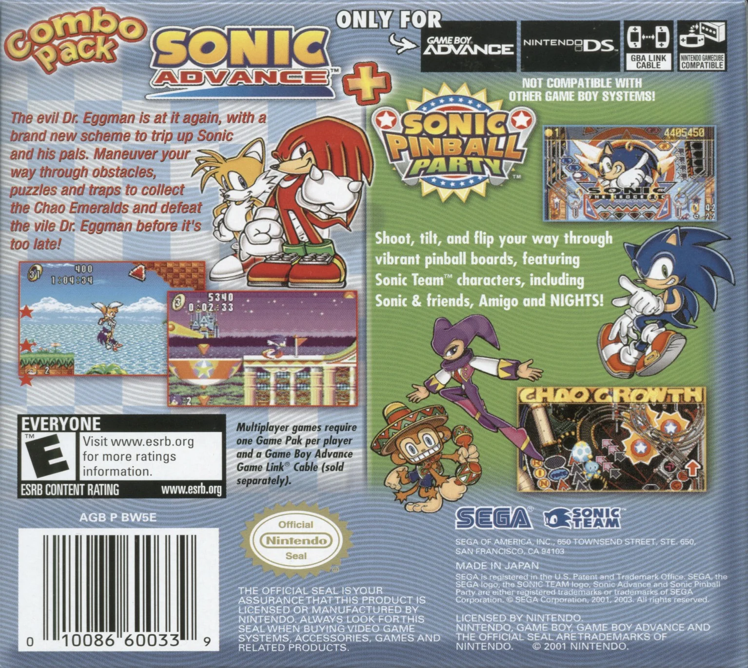 Sonic Advance & Sonic Pinball Party - Image 2