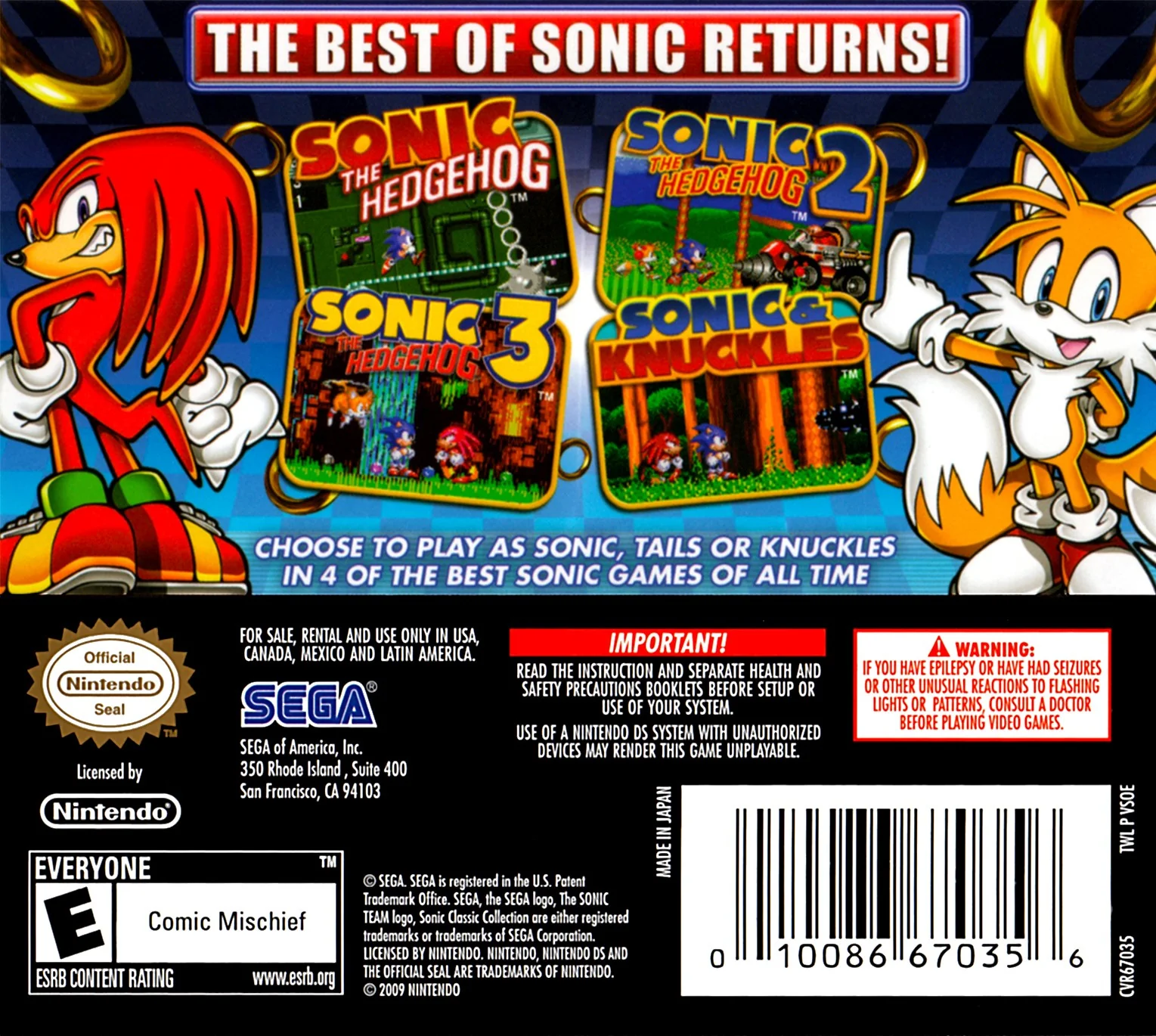 Sonic Classic Collection - Image 2