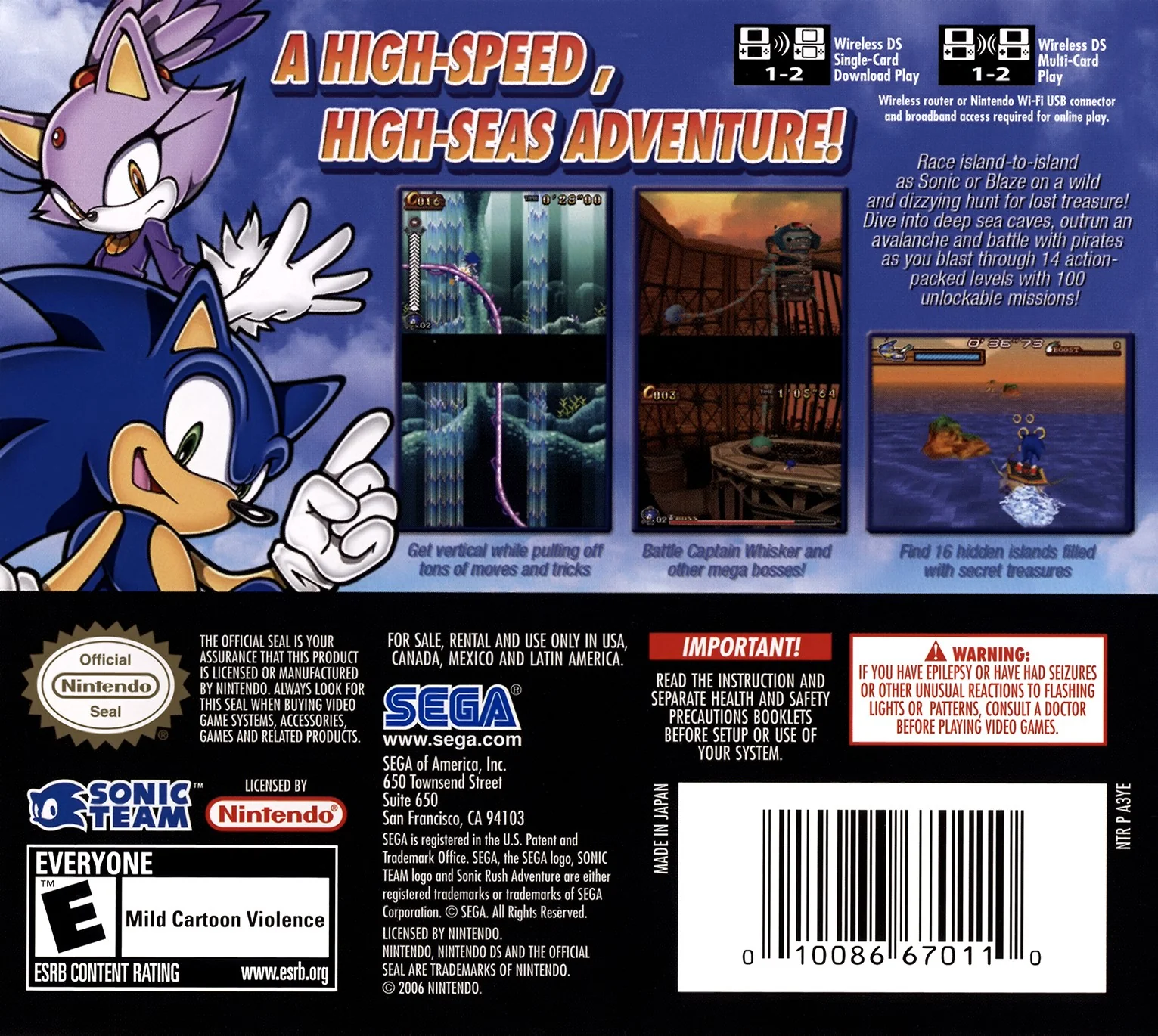 Sonic Rush Adventure - Image 2
