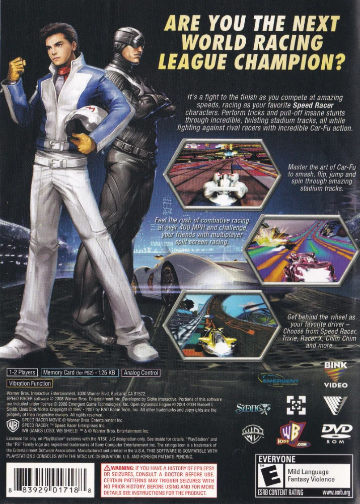 Speed Racer Video Game - Image 2