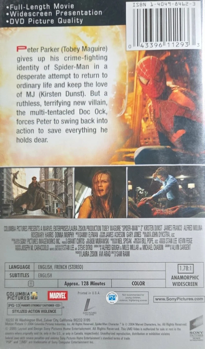 Spider-Man 2 Movie UMD Video - Image 2