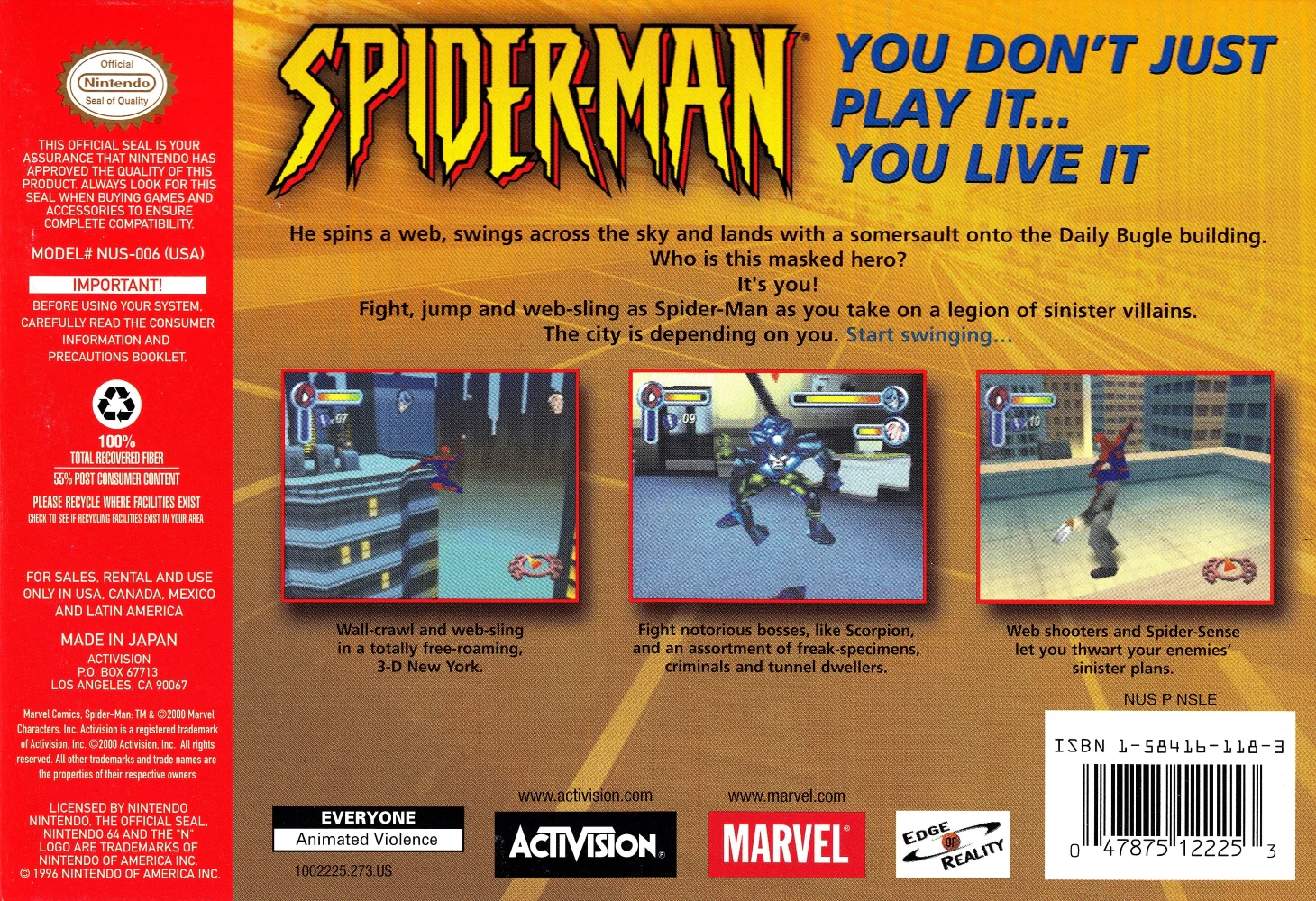 Spider-Man - Nintendo 64 - Image 2