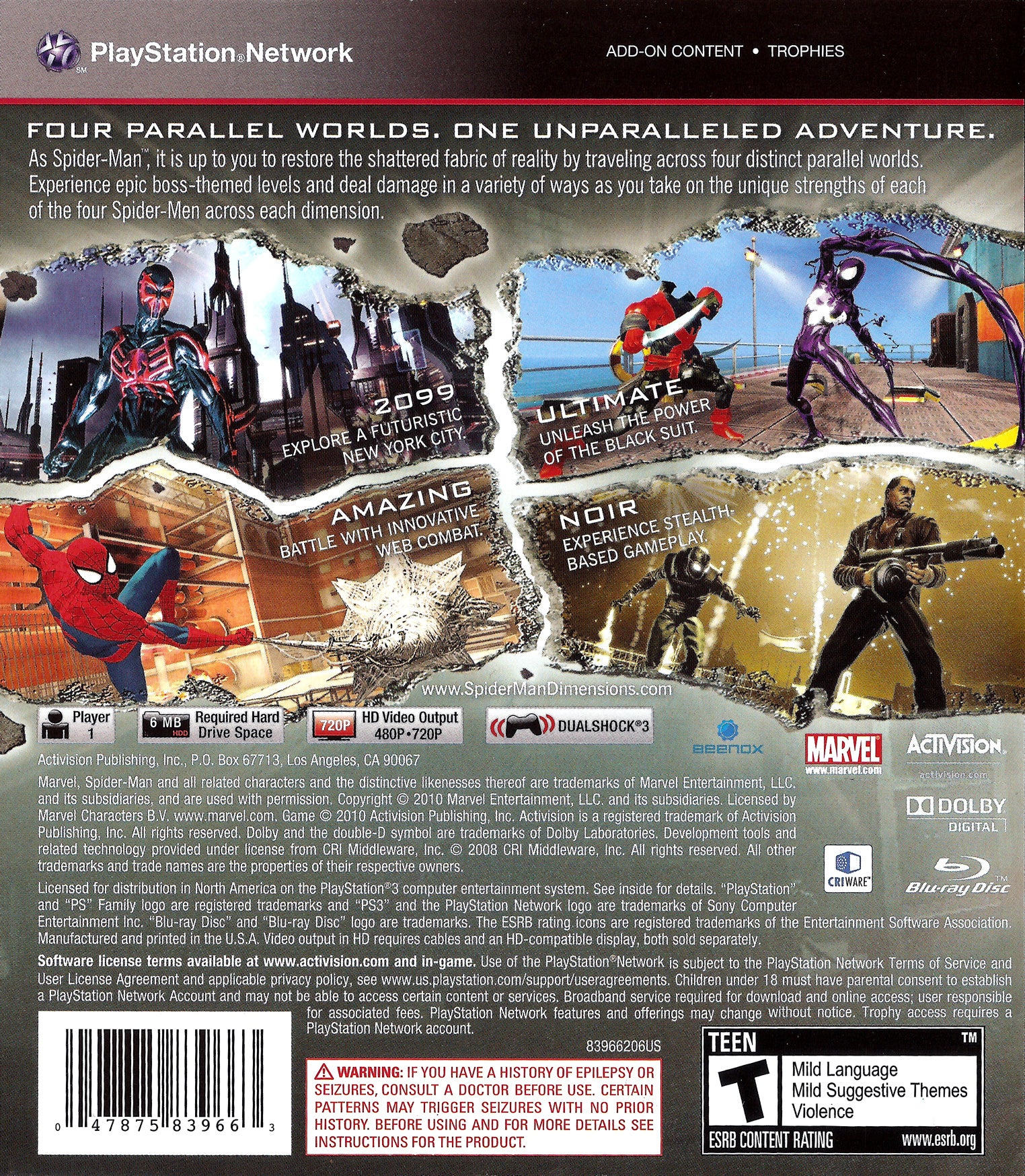 Spider-Man: Shattered Dimensions - Image 2