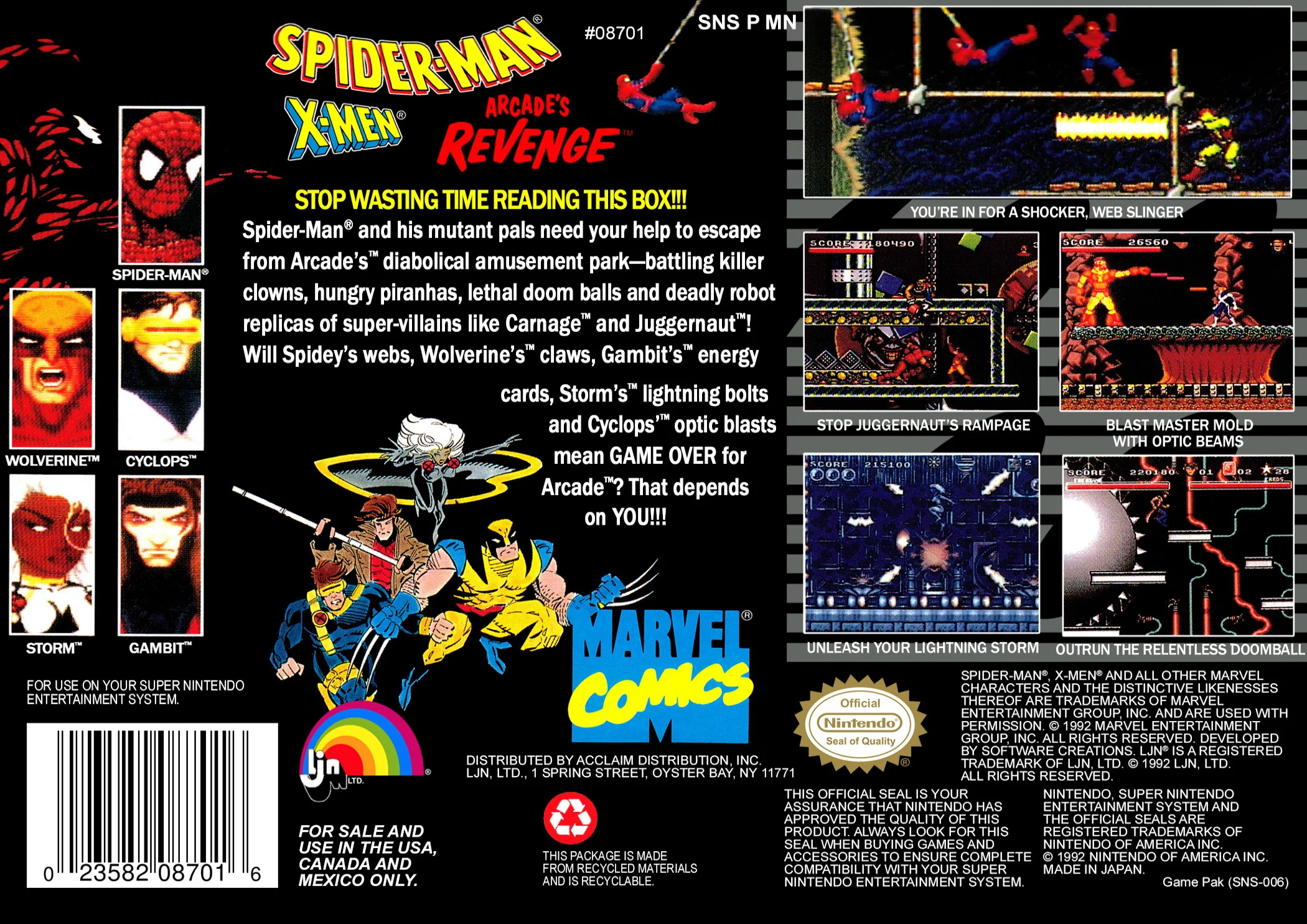 Spider-Man/X-Men: Arcade's Revenge - Image 2