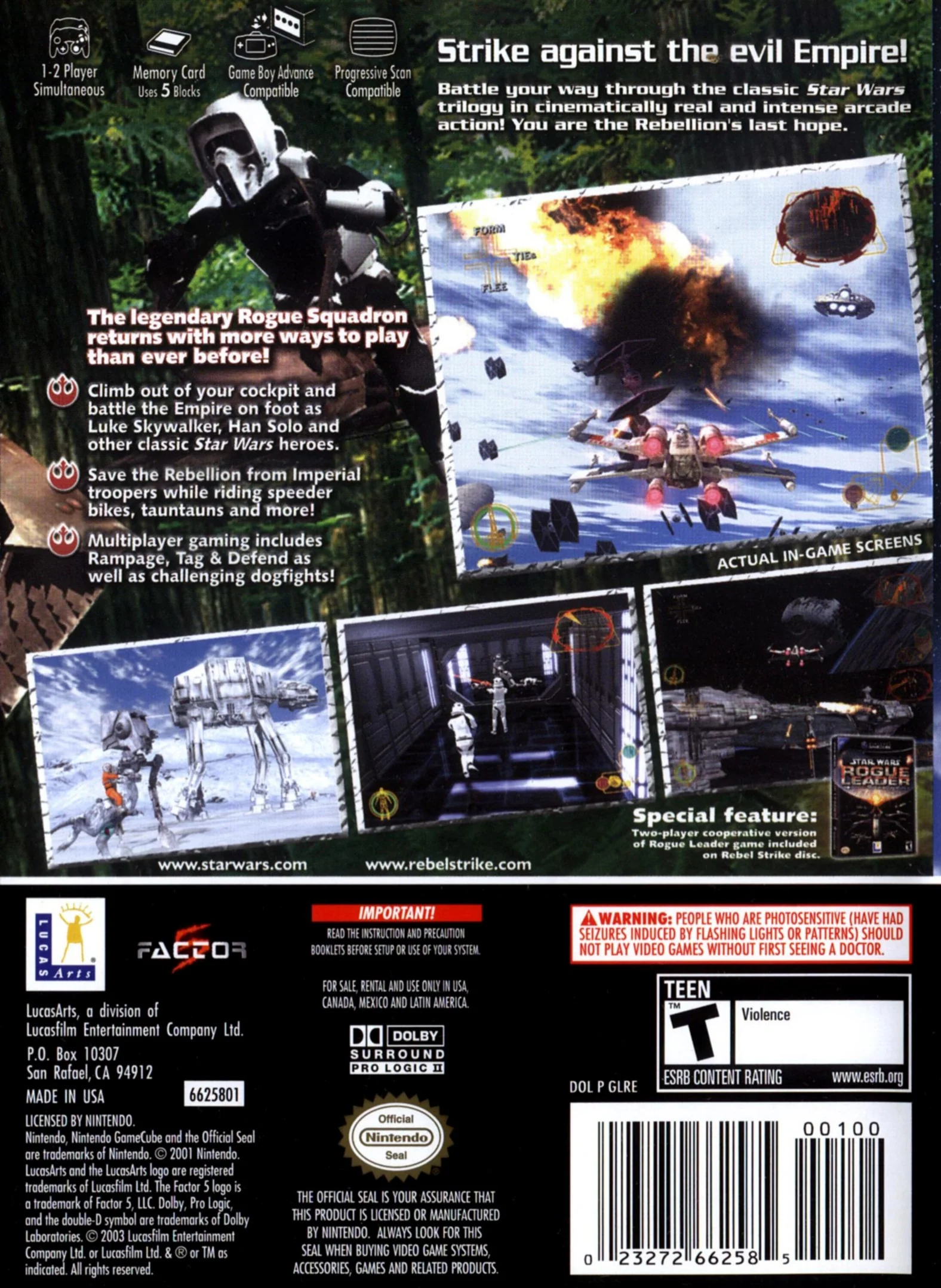 Star Wars Rogue Squadron III: Rebel Strike - Image 2