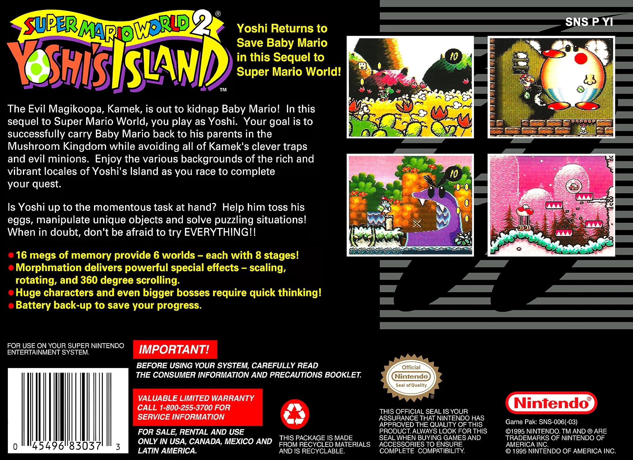 Super Mario World 2: Yoshi's Island - Image 2