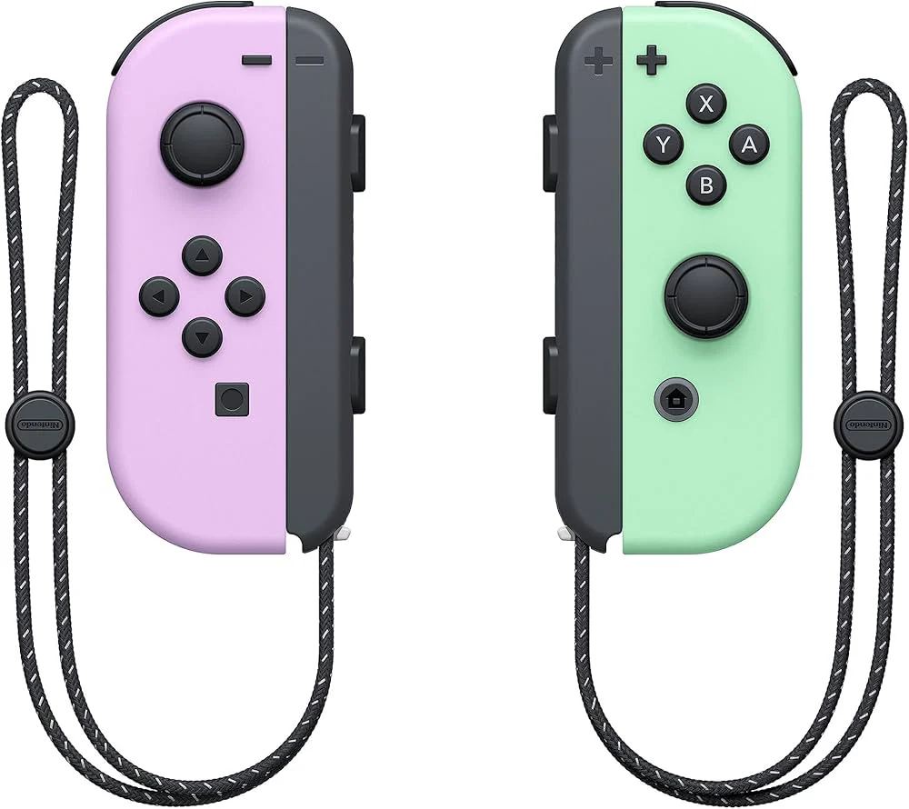 Switch Joy-Con Controllers - Pastel Purple & Pastel Green Pair