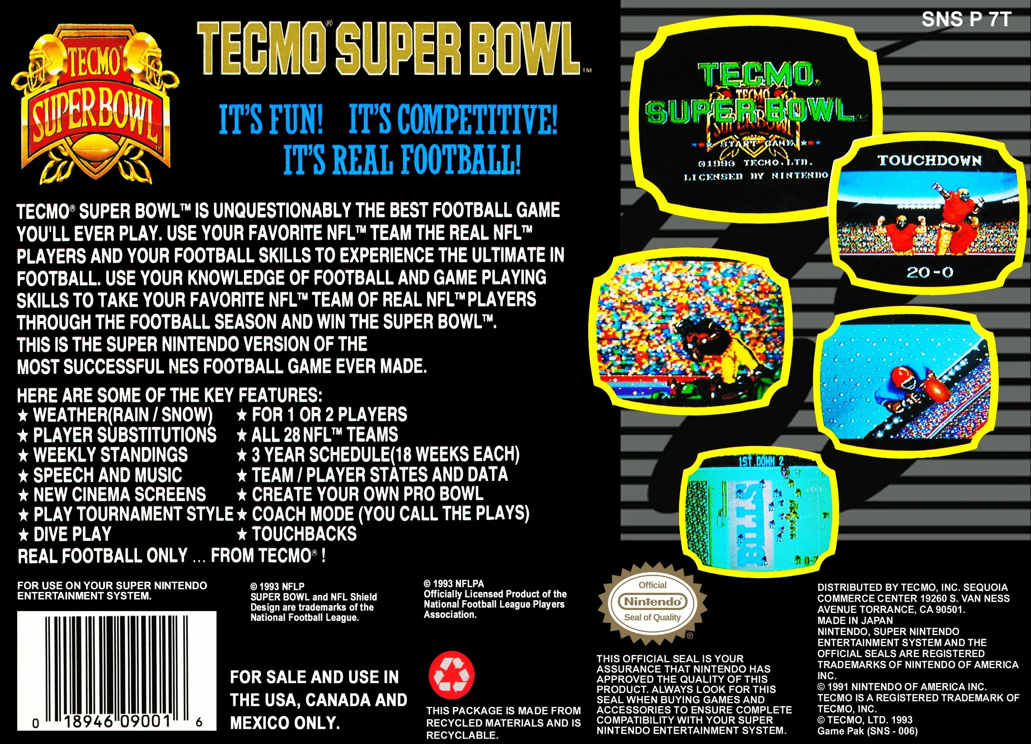Tecmo Super Bowl - Image 2