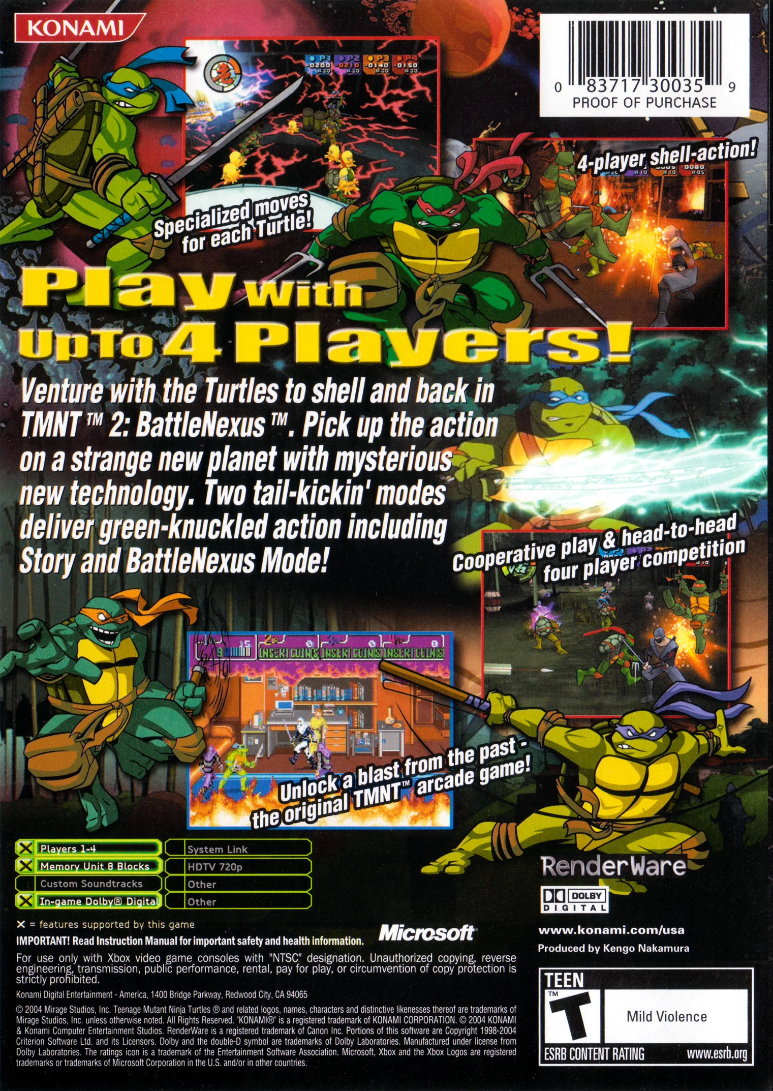 Teenage Mutant Ninja Turtles 2: Battle Nexus - Image 2