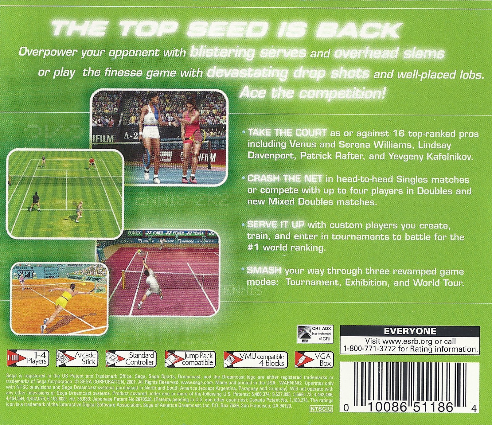 Tennis 2K2 - Image 2