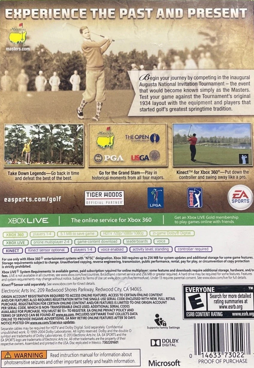 Tiger Woods PGA TOUR 14: Masters Historic Edition - Image 2