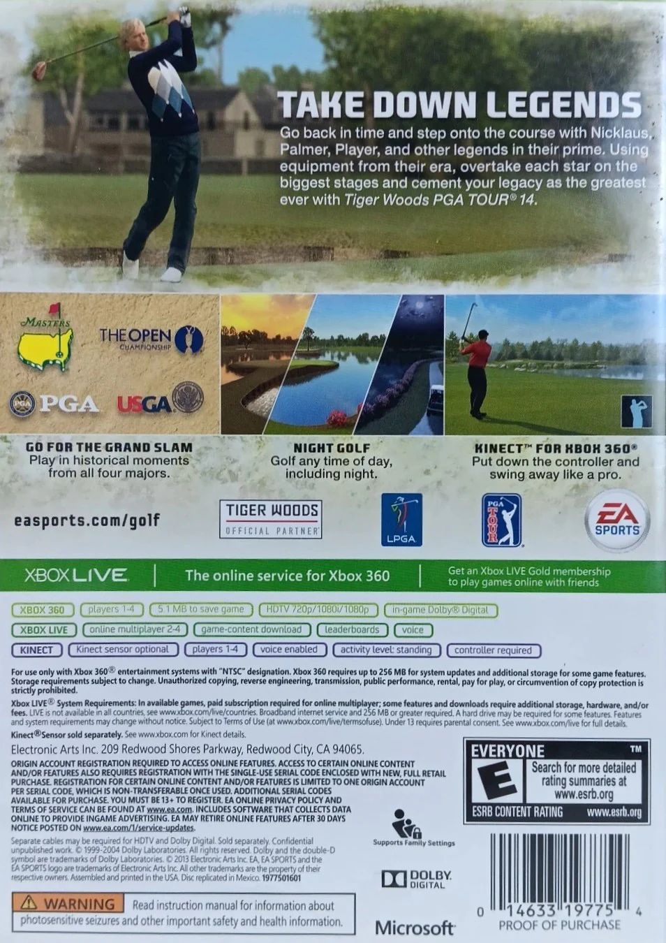 Tiger Woods PGA Tour 14 - Image 2