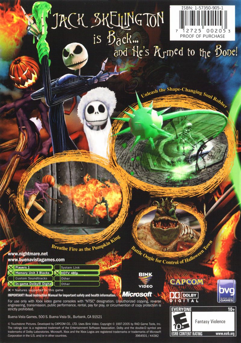 Tim Burton's The Nightmare Before Christmas: Oogie's Revenge - Image 2