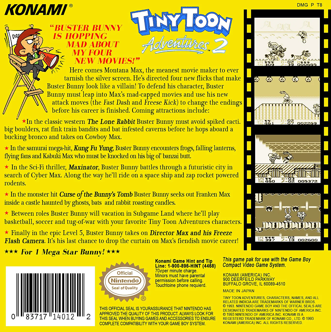 Tiny Toon Adventures: Montana's Movie Madness - Image 2