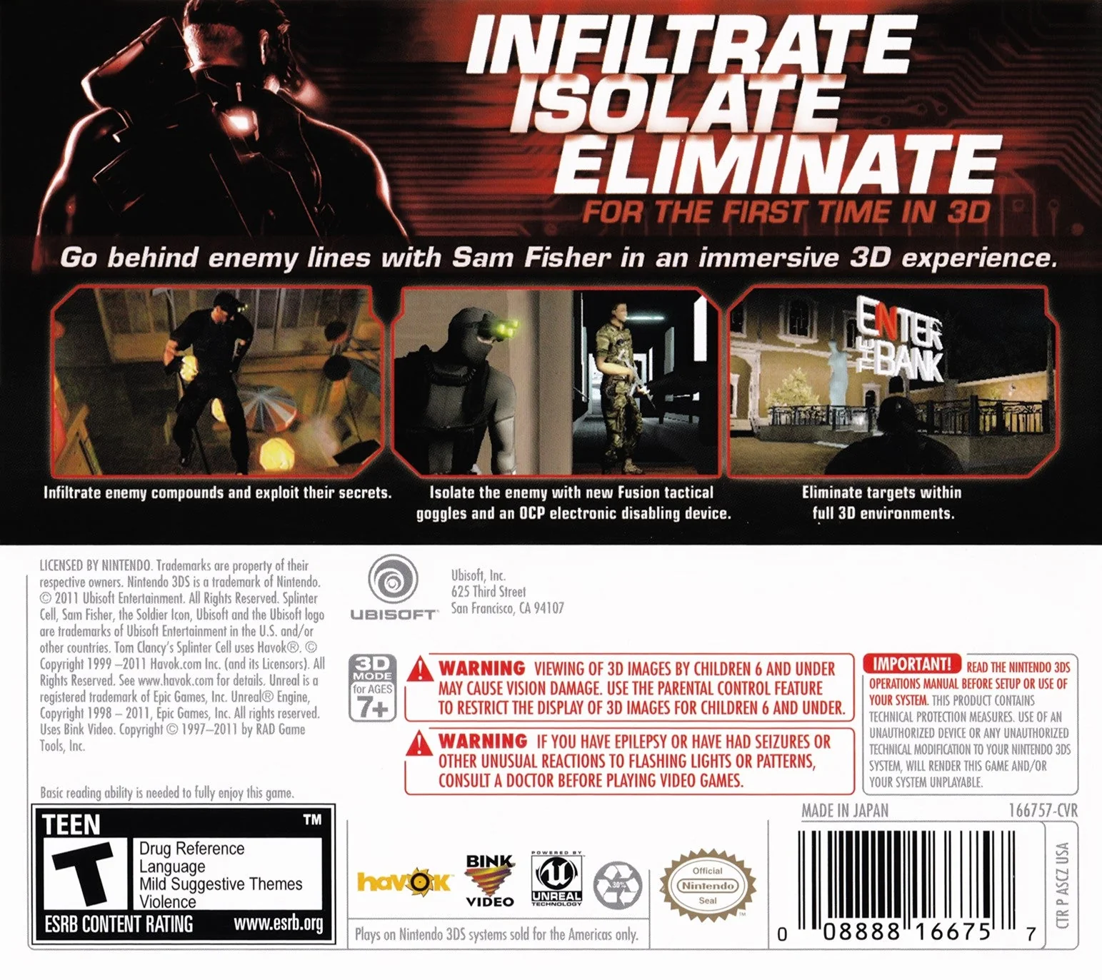 Tom Clancy's Splinter Cell 3D - Image 2