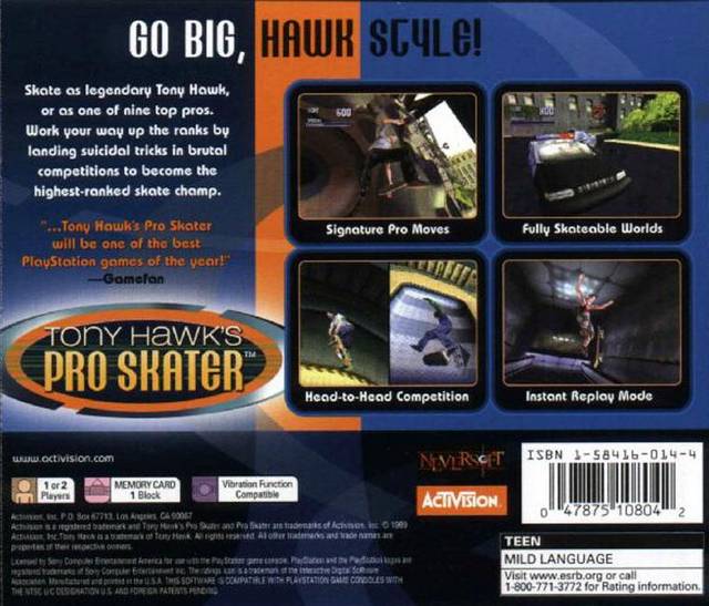 Tony Hawk's Pro Skater - Image 2