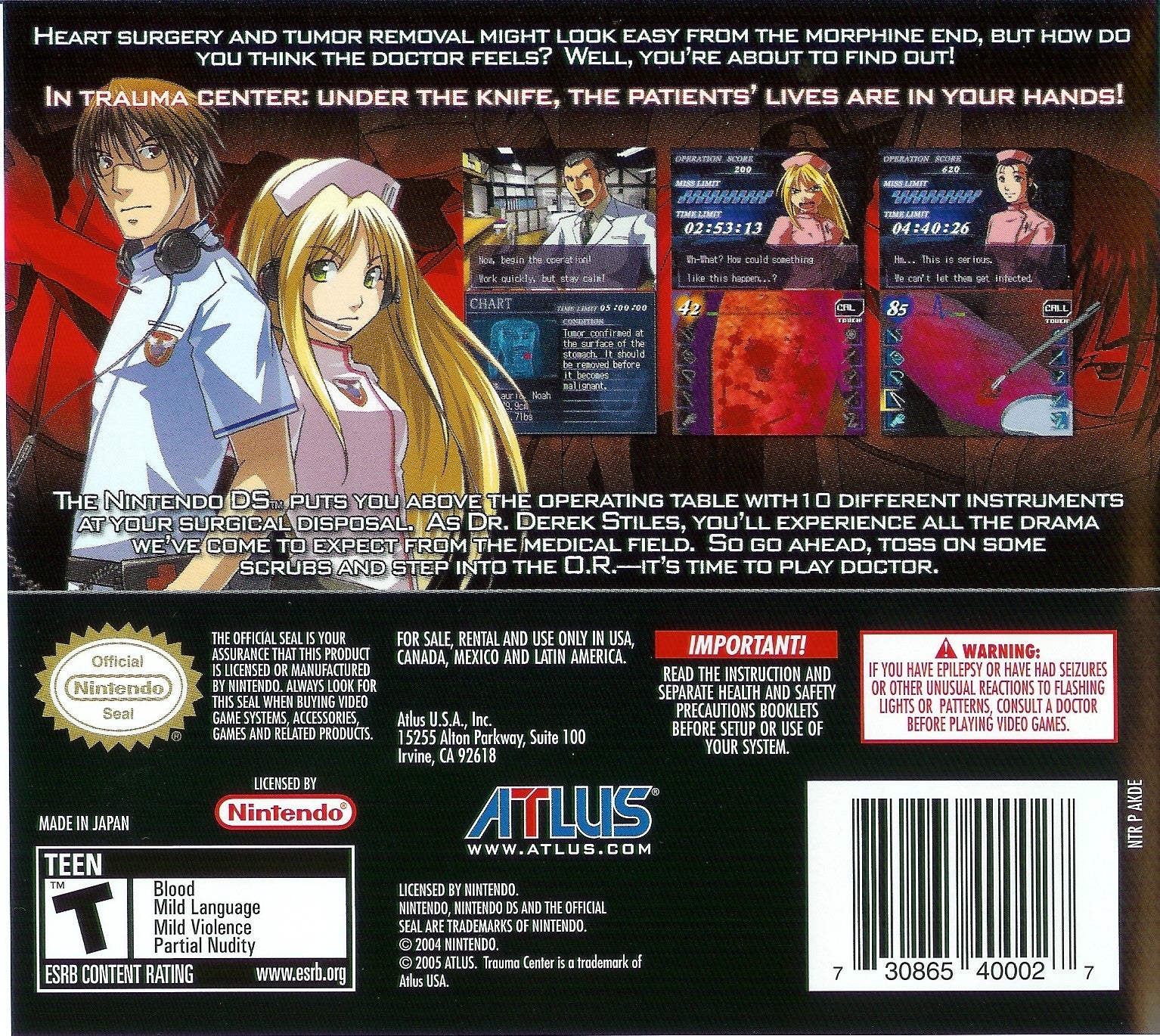 Trauma Center: Under the Knife - Image 2