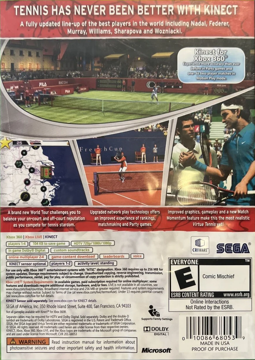 Virtua Tennis 4 - Image 2
