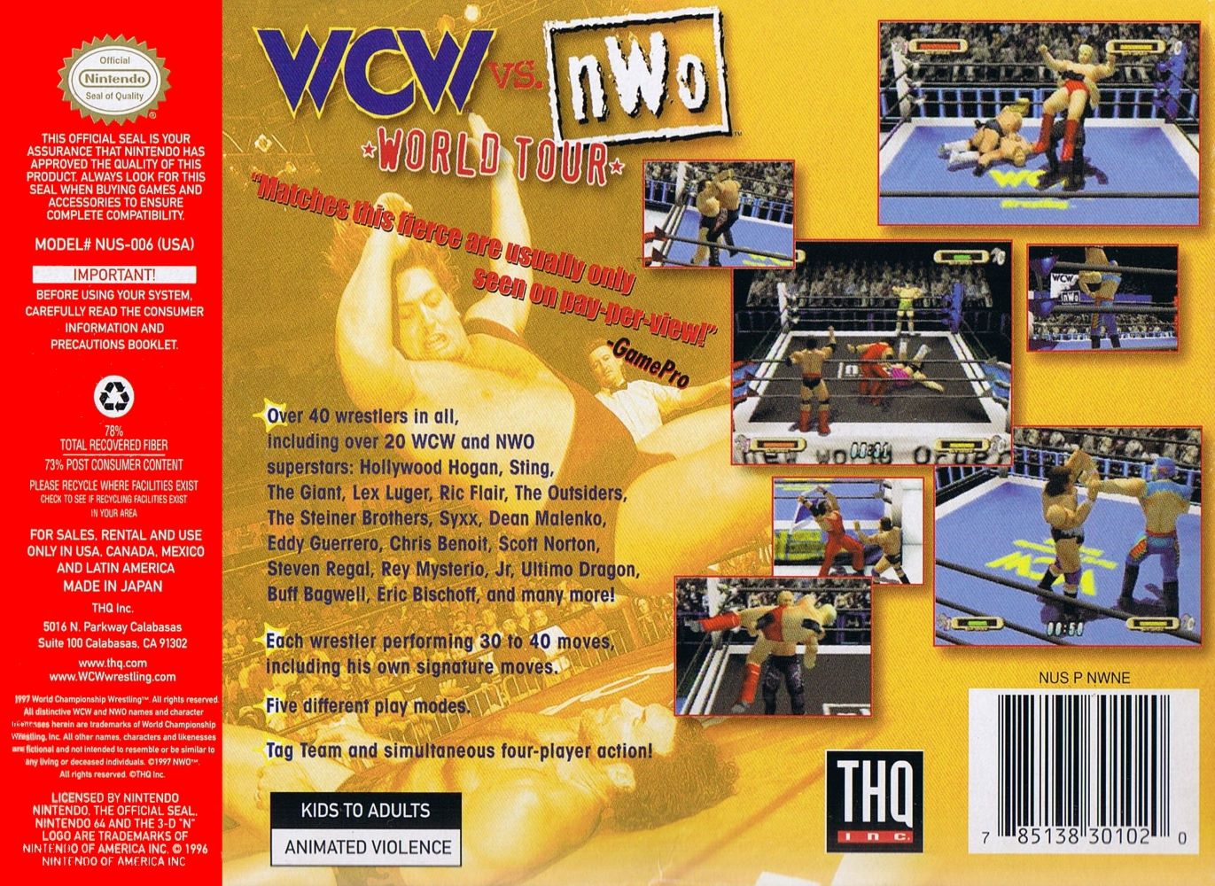 WCW vs. NWO World Tour - Nintendo 64 - Image 2