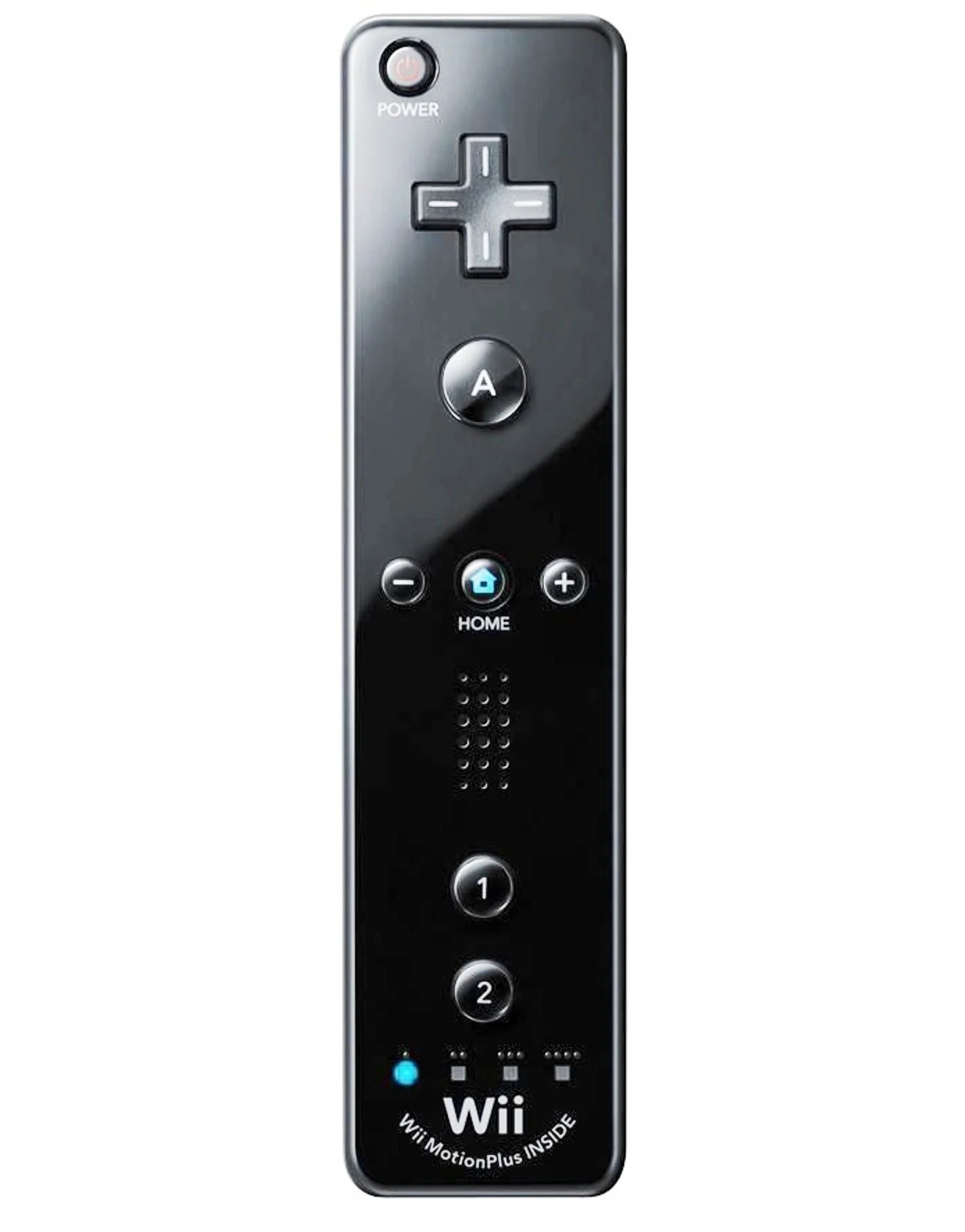 Wii Remote Controller (MotionPlus) - Black - Image 2