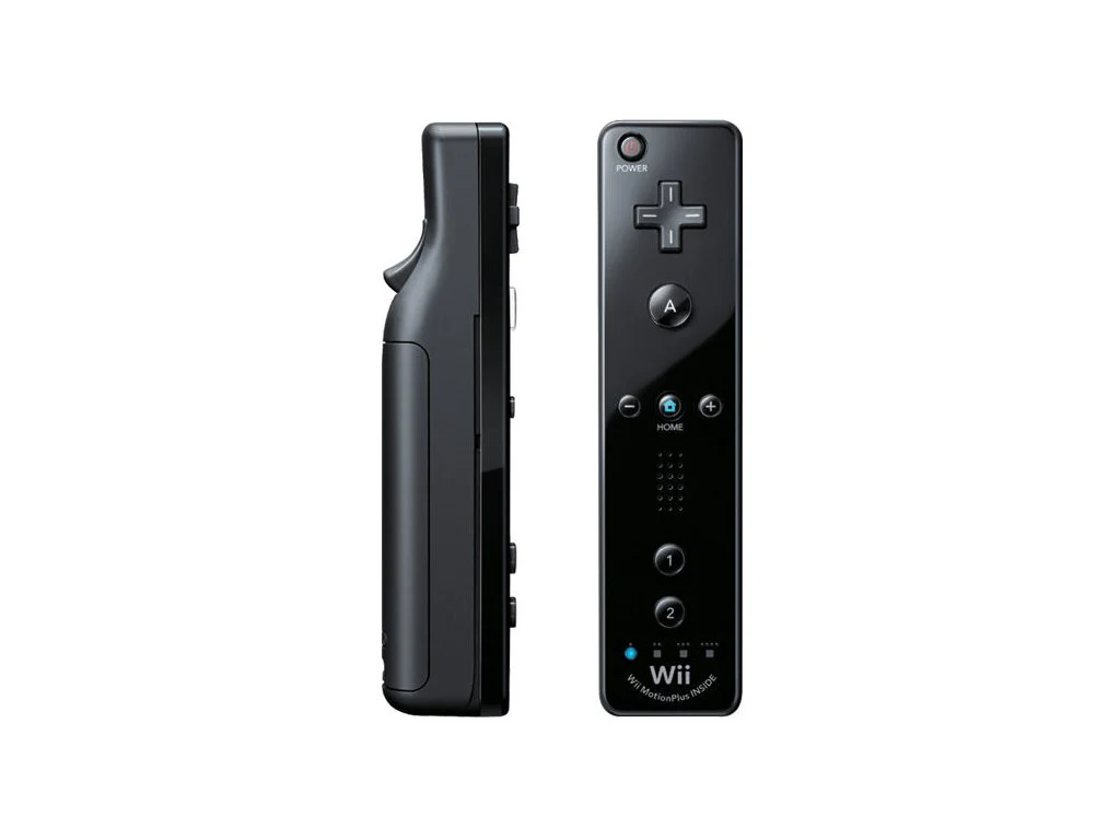 Wii Remote Controller (MotionPlus) - Black - Image 3