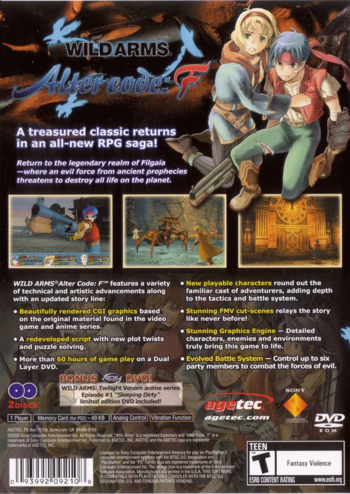 Wild ARMs Alter Code: F - Image 2