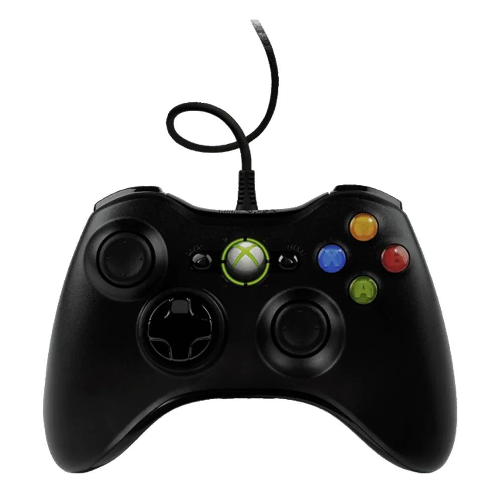 Xbox 360 Wired Controller - Black - Image 3