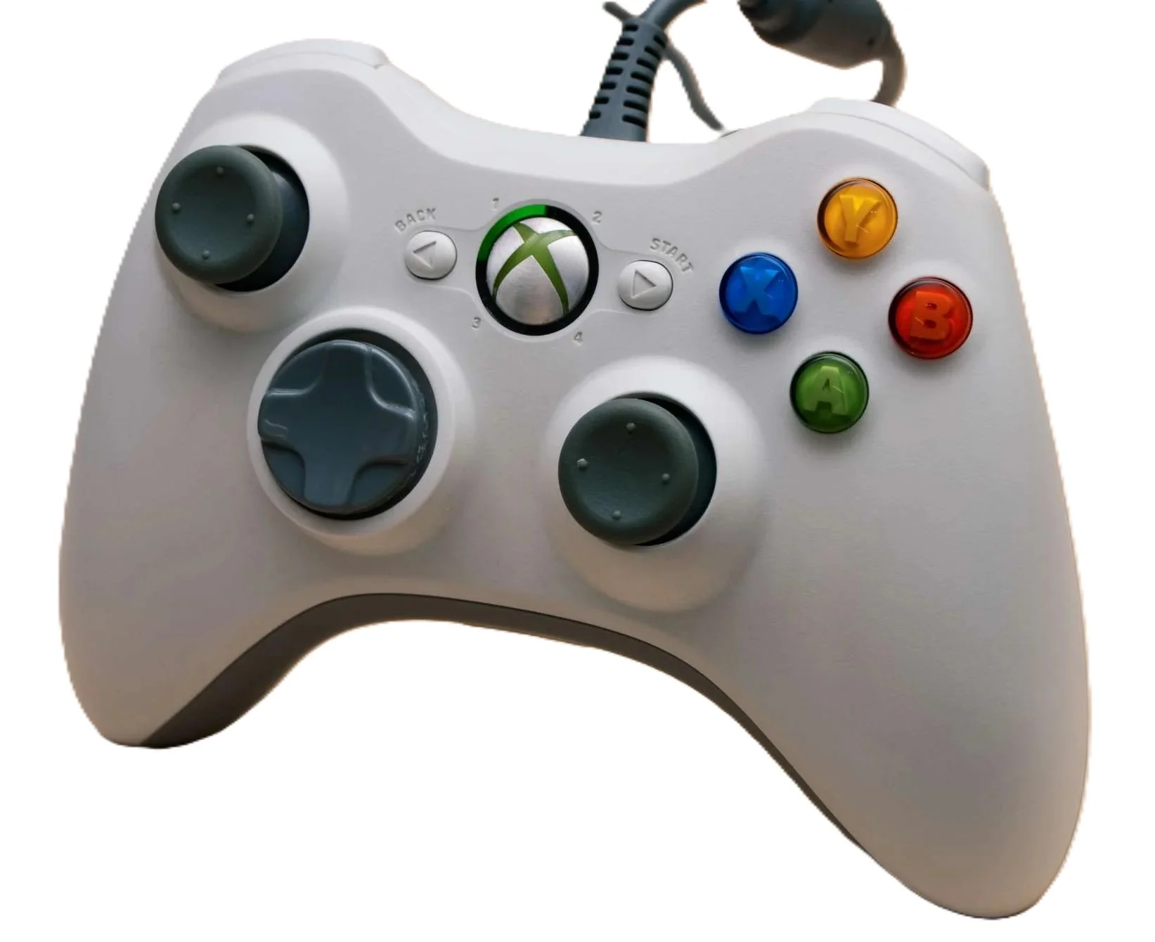 Xbox 360 Wired Controller - White - Image 3