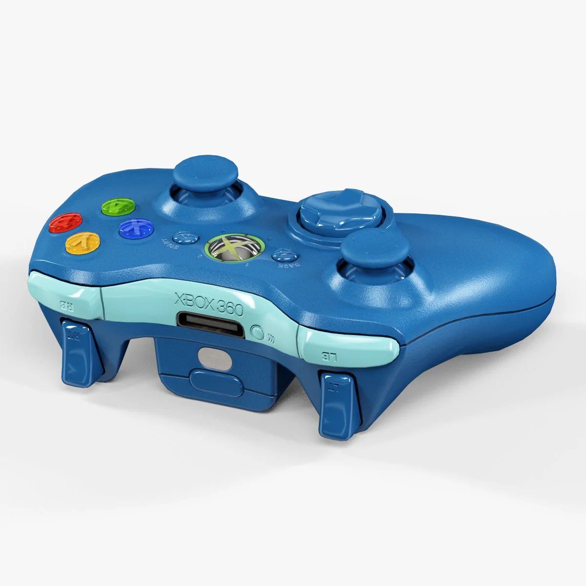 Xbox 360 Wireless Controller - Blue/Teal Limited Edition - Image 4