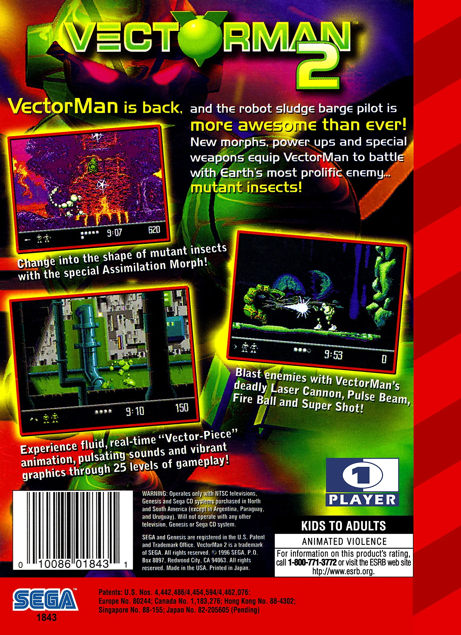 Vectorman 2 - Sega Genesis - Image 2