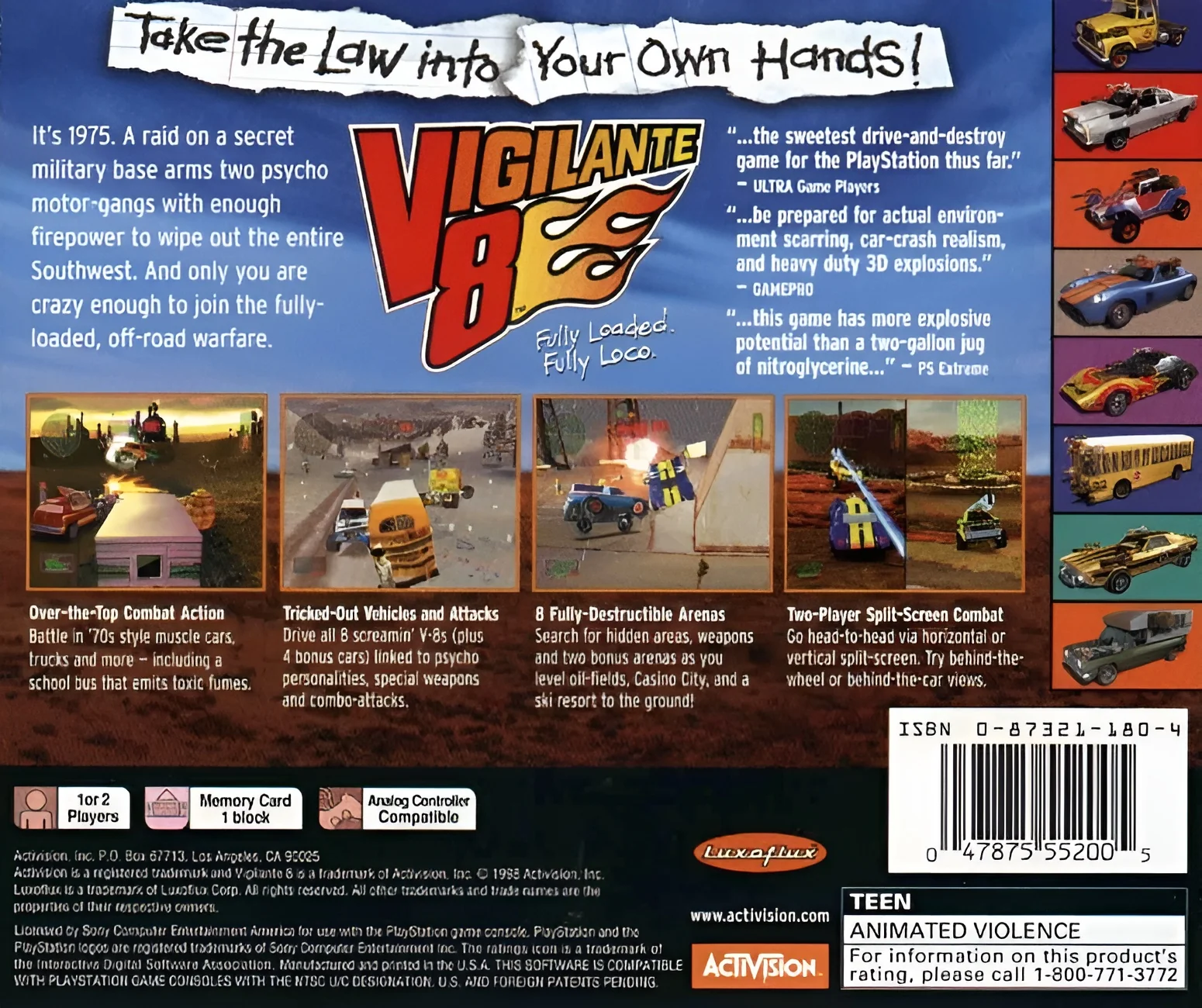 Vigilante 8 - PlayStation - Image 2