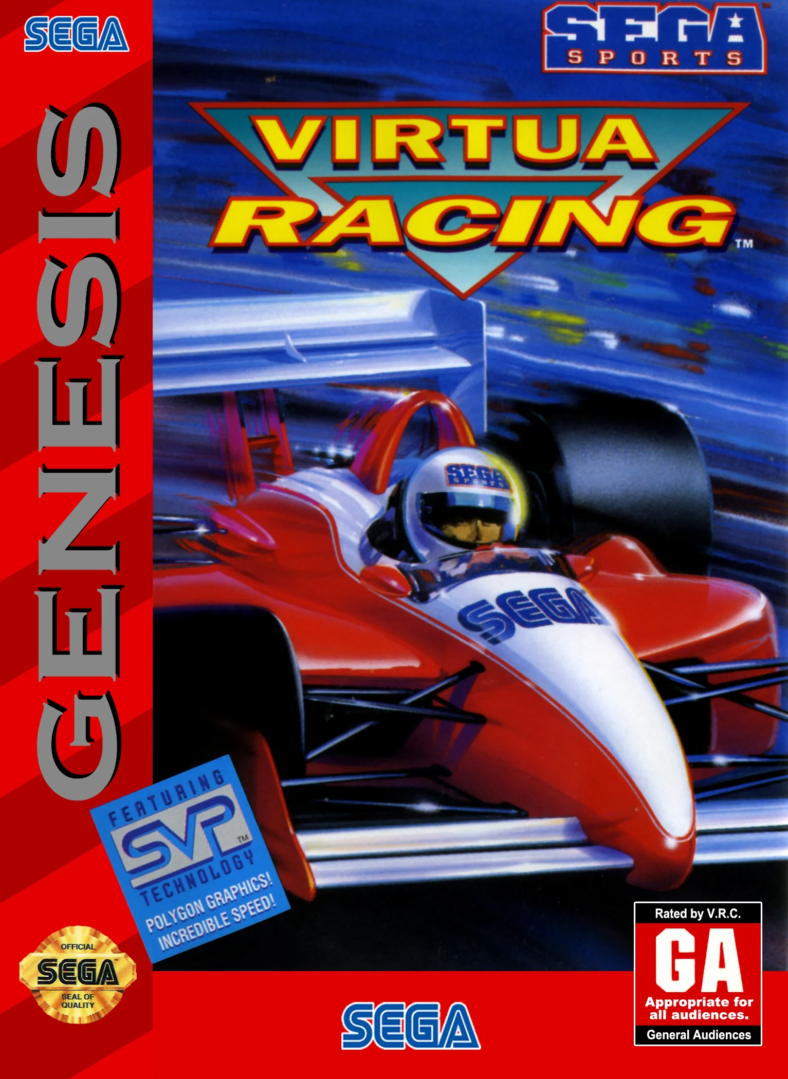 Virtua Racing - Sega Genesis
