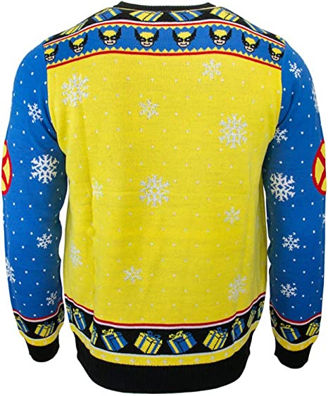 Marvel Wolverine Tree Lights Jumper / Ugly Christmas Sweater - XS - Image 2